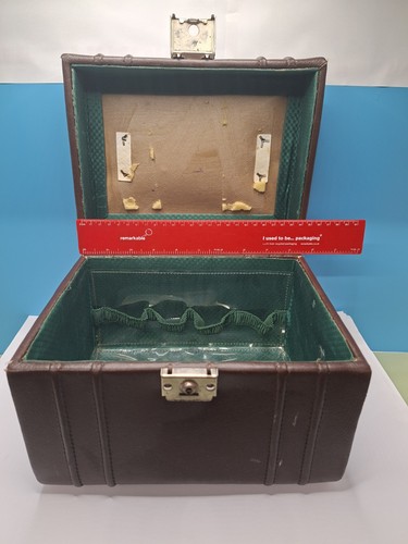 Vintage faux leather train
