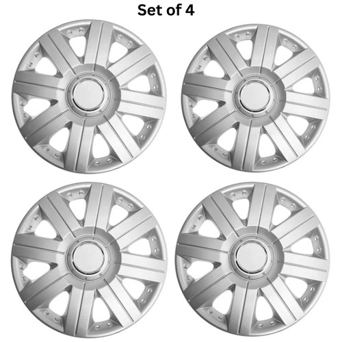 Silver wheel trims - 4x, hub