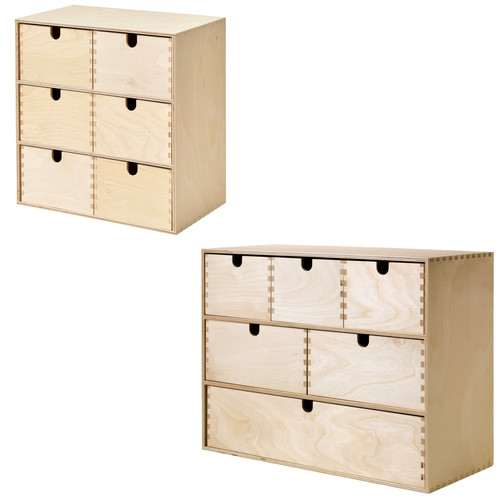 Ikea moppe mini wooden - wooden, chest