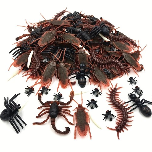 50pcs realistic bugs funny toy - realistic,