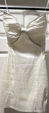 Ivory Full Strapless Dress S