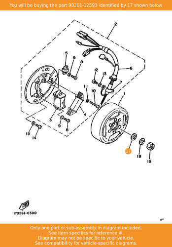 Yamaha washer plate - washer,,