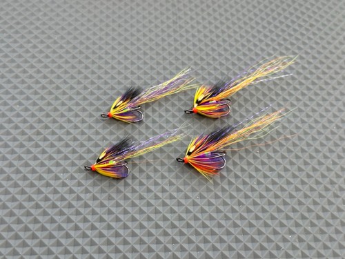 Salmon flies 3x thistle - flies,