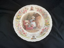 Wedgwood FOXWOOD TALES 'TIME FOR BED' Collector Plate 8.5" VGC