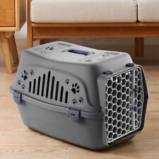 LargePortable Pet Carrier Cat Puppy Travel Cage Dog Carry Basket Transporter Box