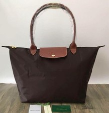 LONGCHAMP Le Pliage Original L Tote Bag Ebony Brown  - Recycled Canvas Outlet