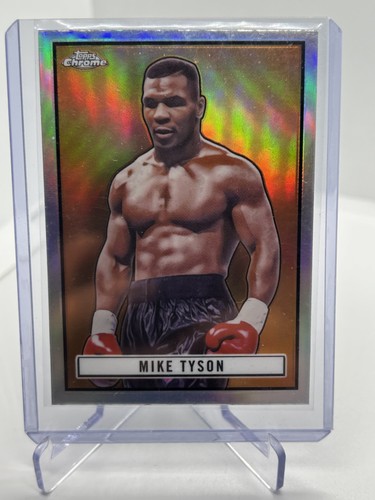 Mike tyson topps chrome - tyson,