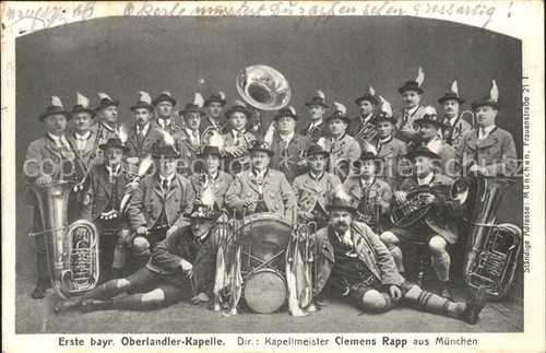 Musicians oberlandler chapel - oberlandler,