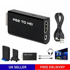 PlayStation 2 PS2 to HDMI Converter Adapter Adaptor Cable HD RCA AV Audio Video