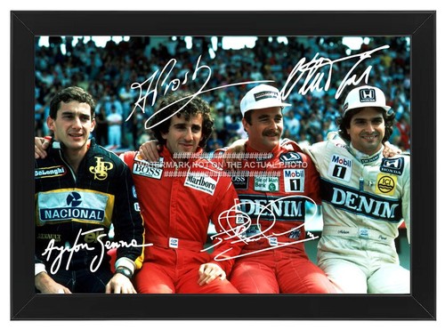 1986 ayrton senna - senna, signed