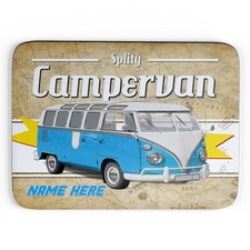 Personalised VW Camper Van Mouse Mat Classic Car Work Pad PC Mens Gift CL60