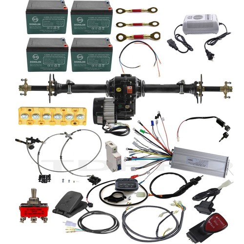 1020mm rear axle kit 48v - rear,