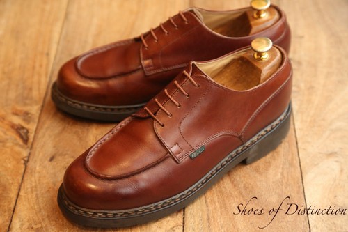Paraboot brown leather derby - paraboot,