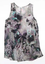 Myrine Womens Green Polyester Blend Shift Size 2XL