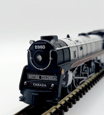 N Gauge Scale British Columbia Royal Hudson Locomotive Train Model 