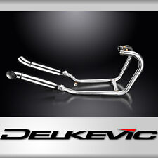 TRIUMPH THRUXTON 1200 2016-24 EXHAUST 410mm STAINLESS STEEL TURN OUT SILENCERS