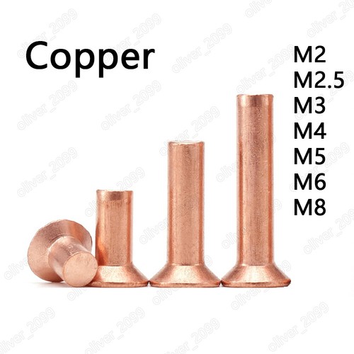 Pure copper countersunk - copper,