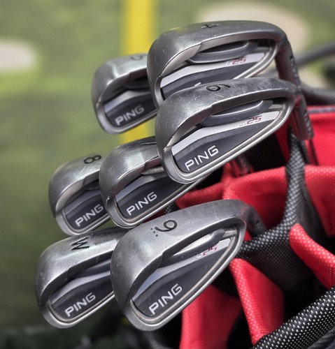 Ping g25 iron set black - black, dot