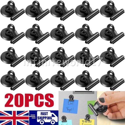 20pcs magnetic bulldog - bulldog, clips