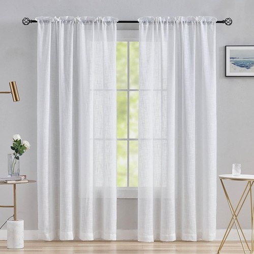 Net curtains white - white, 2
