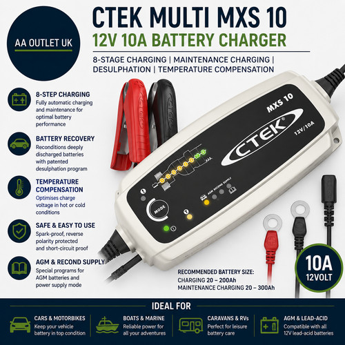 Ctek multi mxs 10a 12v - multi, 10