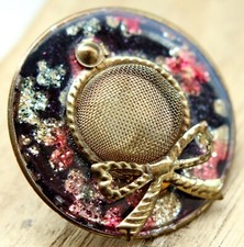 Vintage Brooch In The Shape Of A Women's Hat 4.5 gram