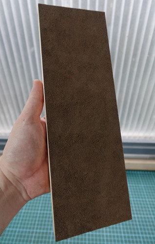 Large wood genuine leather - &,