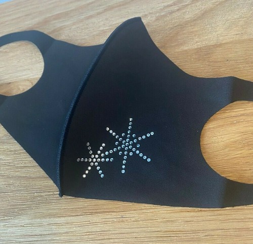 Face mask fashion black - black, with