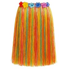 6 x Hula Hawaiian Grass Skirt