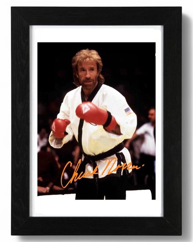 Chuck norris signed autograph - norris,