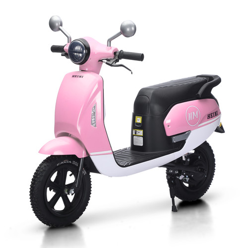 Pink 24v kids electric scooter - pink,