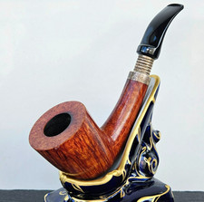 Vintage Poul Winslow Grade A Briar & 925 Sterling Silver Tobacco Pipe Denmark