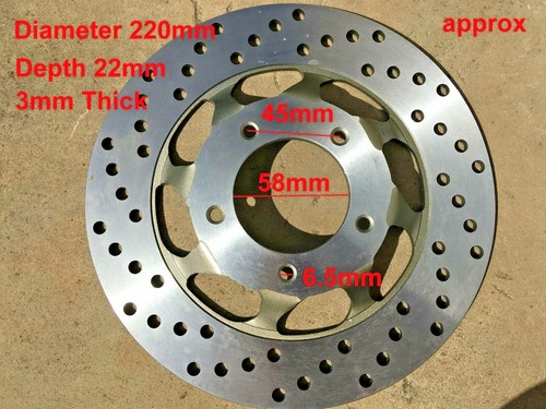 Dirt bike front brake disc - dirt,