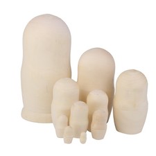 10x DIY Unpainted Wooden Blank