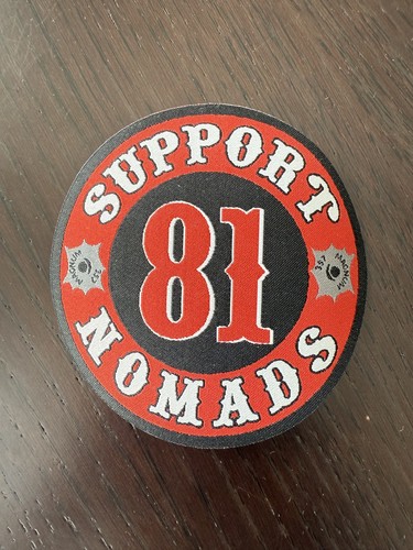 Support nomads woven patch - nomads,