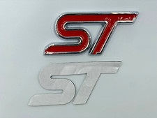 Ford ST Badge Red chrome Boot