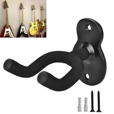 1 piece Guitar Wall Mount Metal Wall Hanger Hook Black for Acoustic Electric