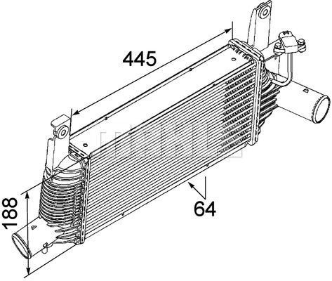 Mahle 159 000p charge air - mahle,