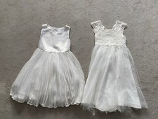 2 X Monsoon Bridesmaid Dress Kids Girls Childs Age 8 Years Christening Party