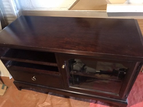 Mahogany solid wood cabinet - solid,