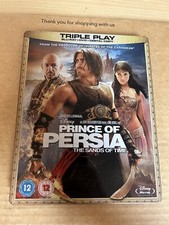 Prince of Persia Blu Ray Steelbook HMV Gold Triple Play Rare Disney VGC