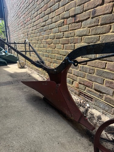 Antique horse plough - antique,
