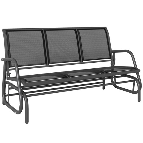 Outsunny seat glider rocking - outsunny, 3-seat