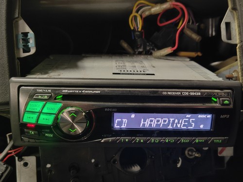 Alpine cde 9843r car - radio, cd