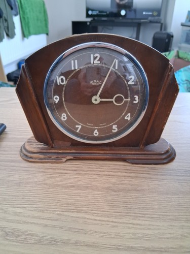 Vintage antique mantle clock - antique,