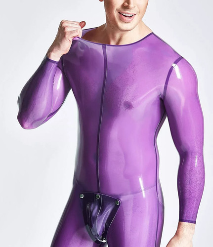 Male latex bodysuit with - male,