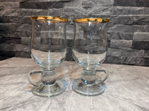 Vintage irish coffee glasses - coffee,