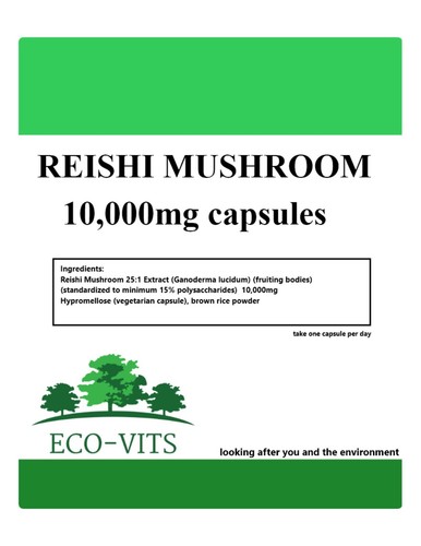 Reishi mushroom 000mg - reishi, 10,000mg