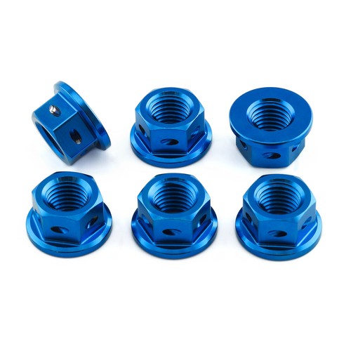 Titanium sprocket nuts - titanium, x