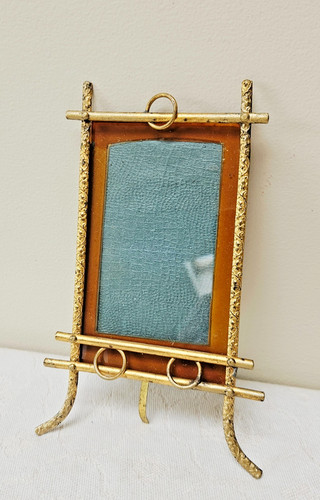 Vintage brass photo - , frame